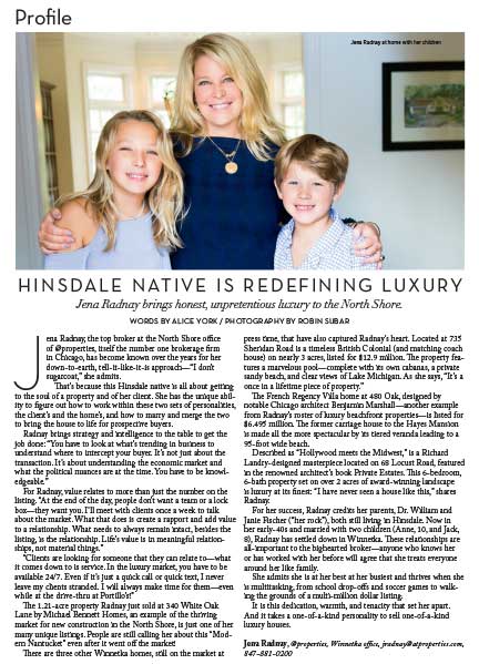 Hinsdale native is redefining luxury